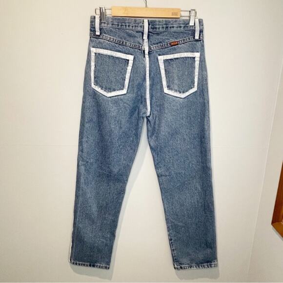 Rustler DIY Painted Straight Leg Jeans - size 30 - Picture 2 of 7